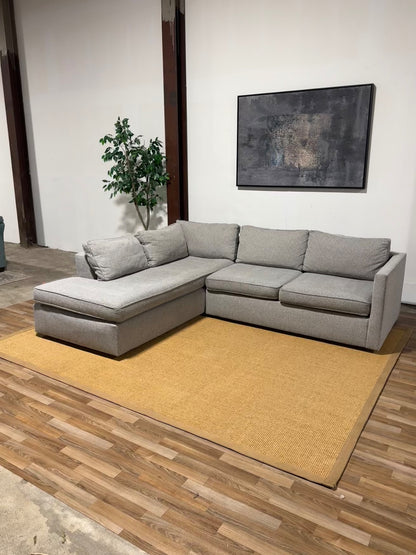 Gray West Elm Sectional Sofa🚛 Delivery Available