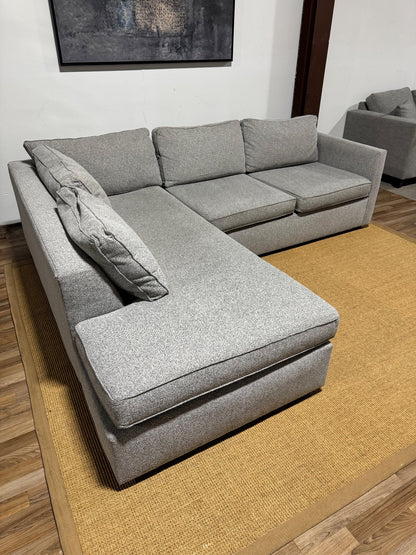 Gray West Elm Sectional Sofa🚛 Delivery Available